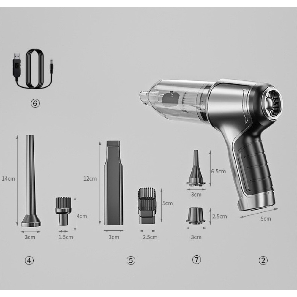 CornerCleaner - Portable Handheld Vacuum